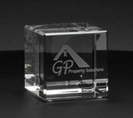 Product Spotlight: Crystal Globe Cube Paperweight