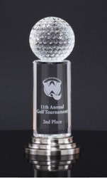 Product Spotlight: Crystal Golf Cylinder Award