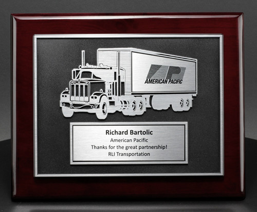 Truck Driver Safety and service plaques award