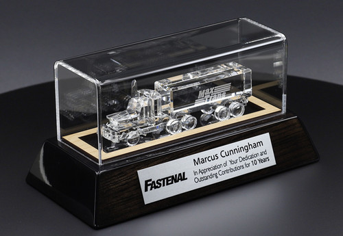 Truck Driver Recognition Crystal Trophies 29CE2