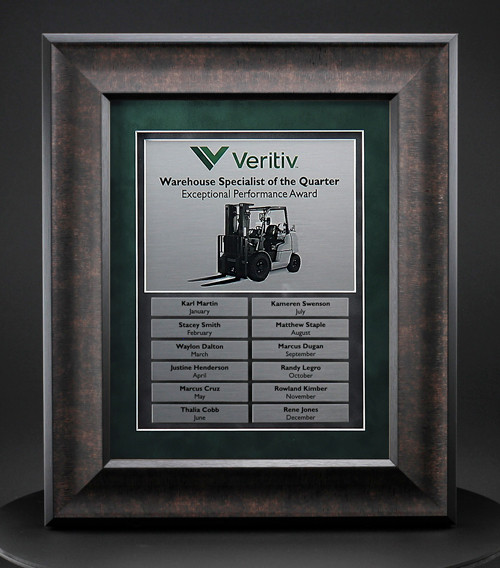 ForkLift Truck Driver of the Month Plaque 29FRFL-P