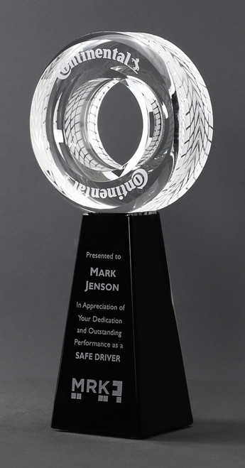 Crystal million mile award 42EBKCL for truck drivers
