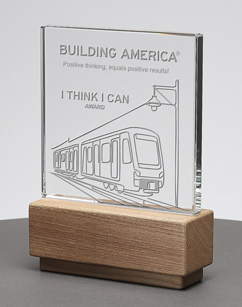 Modern Crystal Plaque Recognition Award AAELM66 Modern Crystal Plaque Recognition Award AAELM66