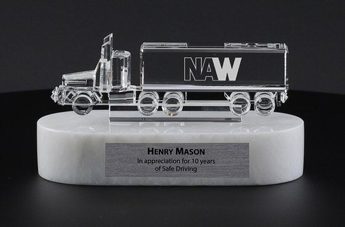 Crystal Semi Truck Driver Award  AA29WMB
