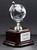 crystal globe award trophy