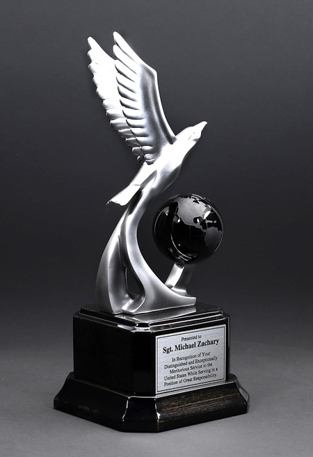 WESTꓸ / AWARD Multi-Faceted Optic Crystal Tower | Award & Sign