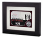 Client Appreciation framed award with sued matting and hand shaking medallion FR55