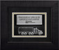 Framed shadow box plaque award with a crystal semi truck inside to recognize achievements of great truck drivers