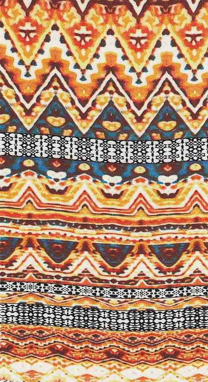 Aztec Printed Cotton Fabrics, Aztec Fabric Yard
