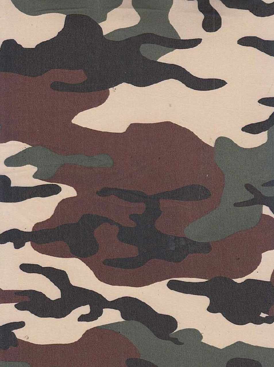 camo chiffon fabric