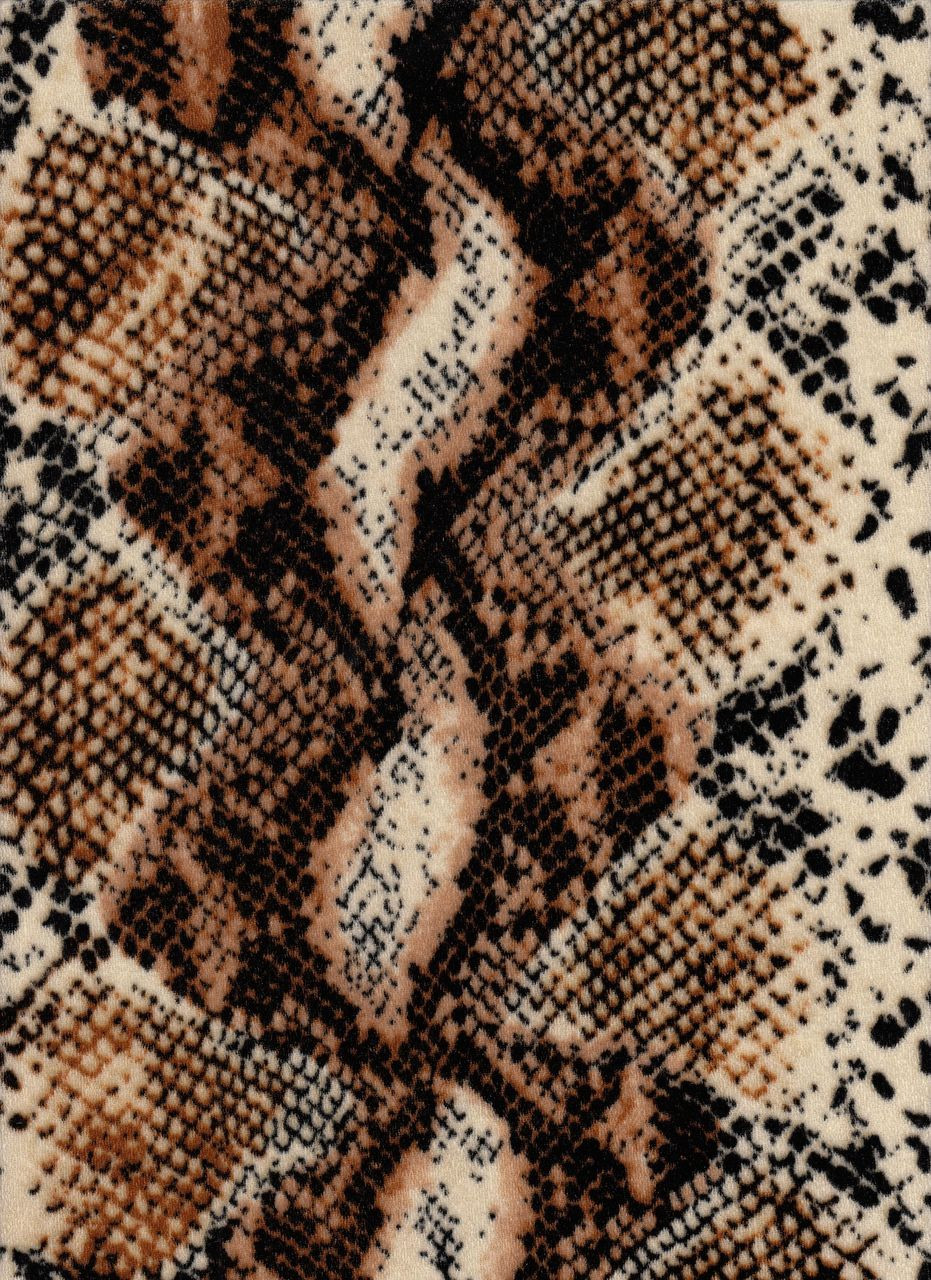 Animal Print Knit Velvet Fabric - Velvet PTA052 Taupe - Fabrics by the Yard