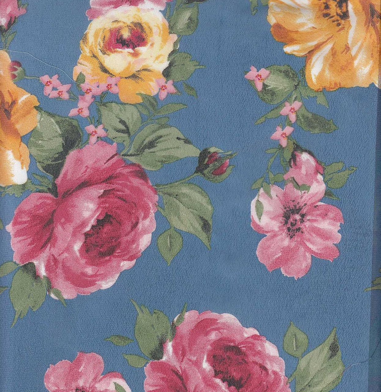 flower chiffon fabric