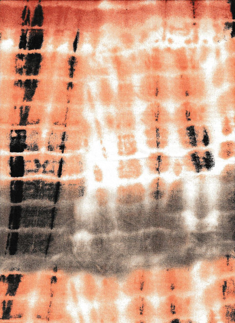 Tie Dye Knits Dty Brushed Polyester Knit Spandex fabric - DtybrushTDP1177 Rust-Brown