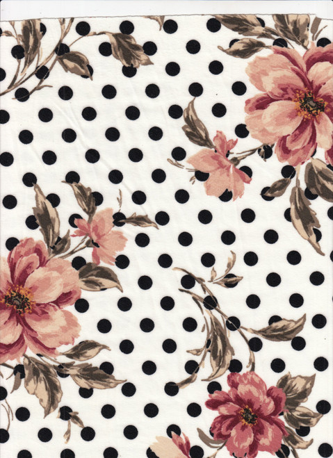 polka dots and floral