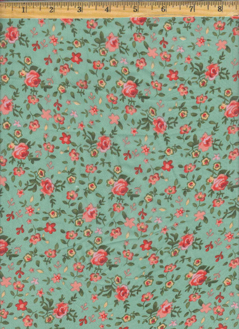 FS1178 Pretty Pink Floral Print Scuba Stretch Knit Fabric – Fabric