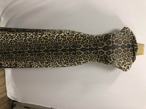 Animal Print Knit Cashmar Fabric - CashmarA1180 Taupe