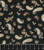 Paisley Woven Rayon Challis Fabric - Challi Ptbo912s Black-Coral-Taupe