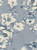 Floral Stripe Woven Fabric - Bubble Crepe SF247 Navy-White-Blue