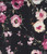 Floral Knit DTY Polyester Knit Spandex Fabric - DTY F1013 Black-Mauve