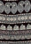 Aztec-Bohemian Woven Rayon Challis Fabric - Challi PTAZ460 Black-Stone