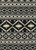 Aztec-Bohemian Knits Rayon Spandex Jersey Fabric - Rayon STR AZ076 Black-Ivory