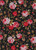 Floral Woven Ray Crepon Fabric- Rayon CreponF207 Black-Coral
