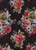 Floral Woven Ray Crepon Fabric- Rayon CreponF209 Black-Coral-Taupe