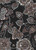 Floral Woven Ray Crepon Fabric- Rayon CreponF348 Black-Taupe