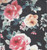 Floral Woven Hi Multi Chiffon Fabric - Hi Multi Ptf537 Black-Peach-Yellow