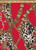 Animal Knit DTY Polyester Knit Spandex Fabric - DTY  V1071 Red-Taupe