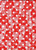 Dot Knits Lace Fabric- Lace PrtD110 Red-White Dot