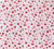 Houndstooth Knits Lace Fabric- Lace PrtH176 White-Red