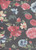 Floral Knit Power Mesh Fabric - Power MeshF073 Black-Coral