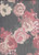 Floral Knit Power Mesh Fabric - Power MeshF113 Black-Coral