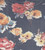 Floral Knit Power Mesh Fabric - Power MeshF136 Navy-Rust