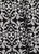 Paisley Knit Quilt Diamond Fabric - Quilt PTPA019 Black-Ivory