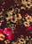 Floral Woven Bubble Crepe Fabric - Bubble Crepe F0058 Burgandy-Berry-Taupe