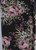 Floral Woven Bubble Crepe Fabric - Bubble Crepe F0087 Black-Rose