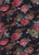 Floral Woven Bubble Crepe Fabric - Bubble Crepe F0092 Black-Mauve-Taupe