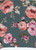 Floral Woven Bubble Crepe Fabric - Bubble Crepe F185 Teal-Peach-Mauve