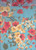 Floral Knit Power Mesh Fabric - Power MeshF153 Aqua-Coral