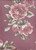 Floral Knit Power Mesh Fabric - Power MeshF175 Mauve Dark-Rust