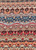 Aztec-Bohemian Woven Rayon Challis Fabric - Challi PTAZ759  Orange-Royal