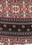 Aztec-Bohemian Woven Rayon Challis Fabric - Challi PTAZ992 black-orange