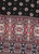 Aztec / Bohemian Border Woven Fabric - Challi Ptbo994 black-berry-coral  Double border