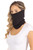 Fashion Neck Gaiter and Face Covering (3 Pack) -Black Solid