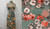 Floral Knit DTY Brushed Polyester Knit Spandex Fabric - DTY Brush F8138  Sage-Orange