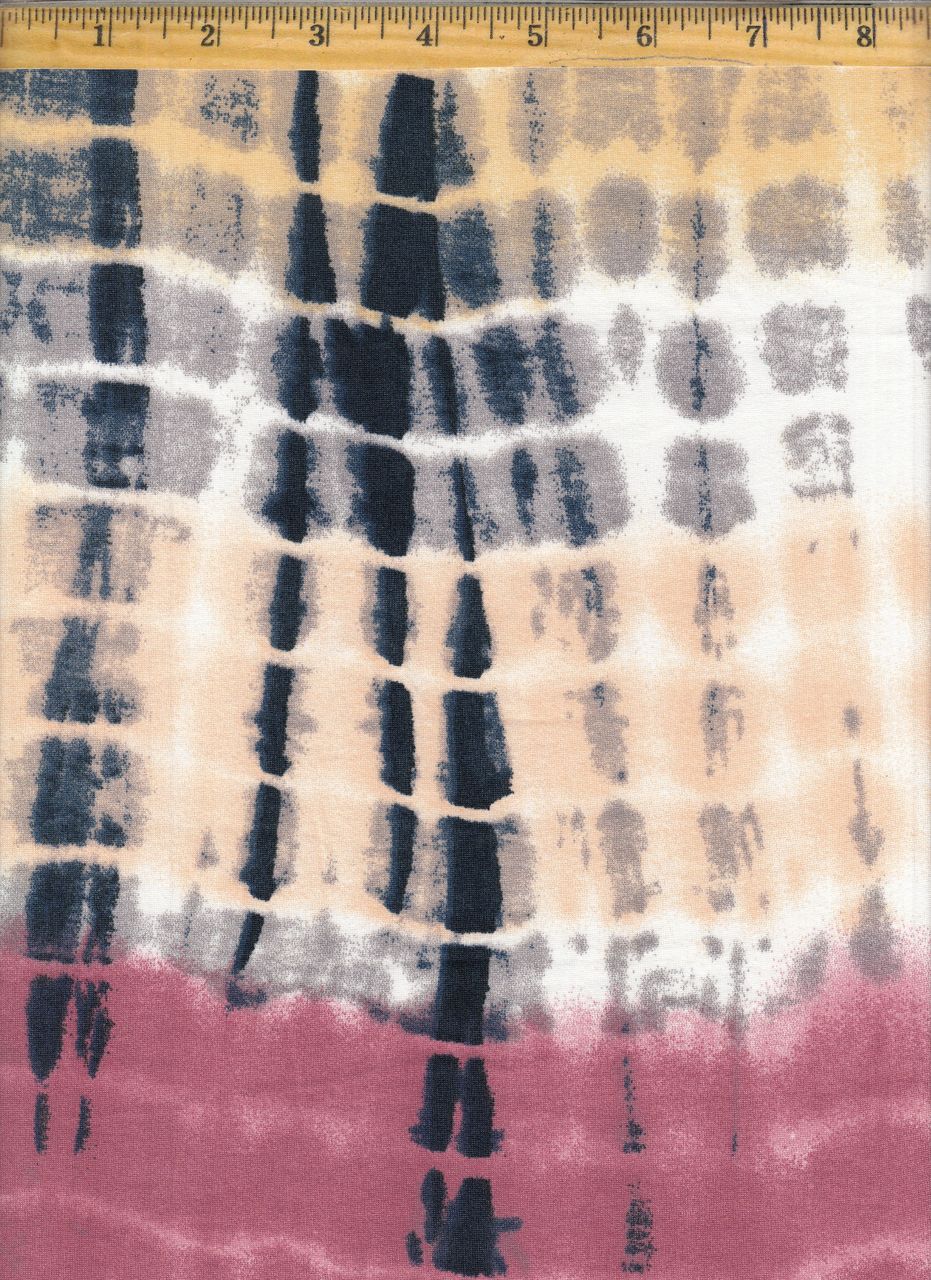 Tie Dye Knits Dty Brushed Polyester Knit Spandex Fabric Dtybrush Tdp1177 Burgandy Mustard Fabrics By The Yard