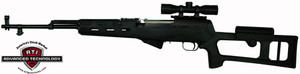 Adv. Tech. Stock For Sks Rifle - Fiberforce Style Black Syn Adv. Tech. Stock For Sks Rifle - Fiberforce Style Black Syn