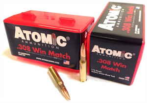 Atomic 308 Win 175gr Match - Bthp 50rd 10bx/cs Atomic 308 Win 175gr Match - Bthp 50rd 10bx/cs